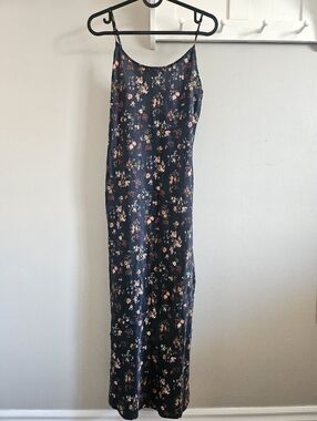 Reformation Parma floral maxi slip dress size 6 Medium 100% silk spaghetti strap
